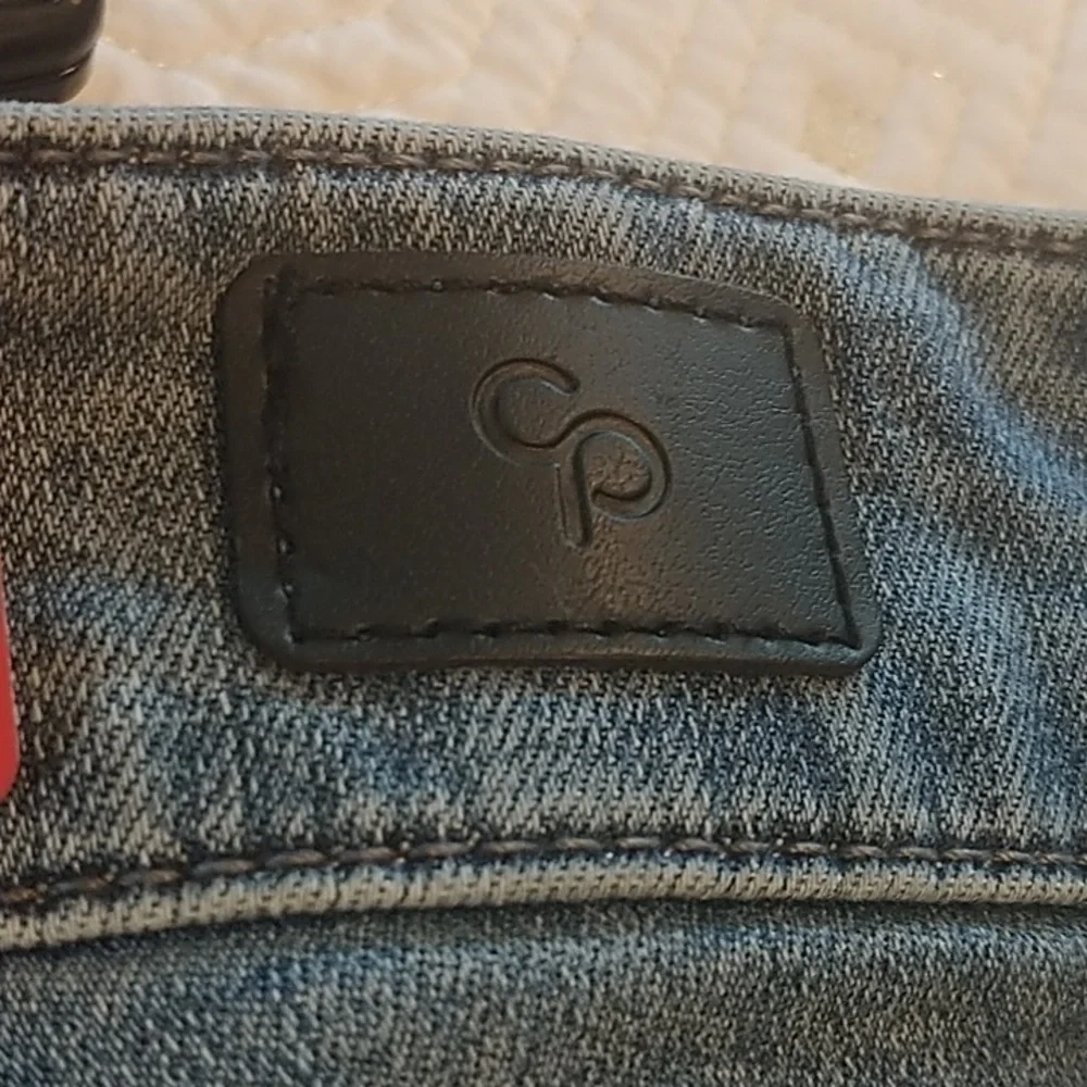 Forever 21 Celebrity Pink Skinny Distressed Raw Hem Ankle Jeans sz plus 22 - Picture 13 of 15